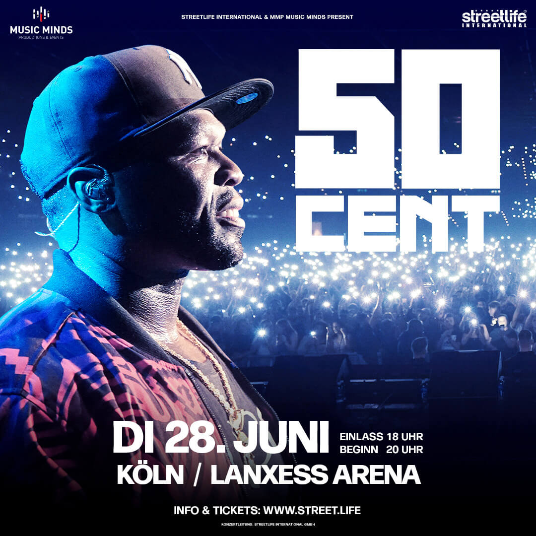 50 Cent – Köln – Lanxess Arena, 28.06.2022