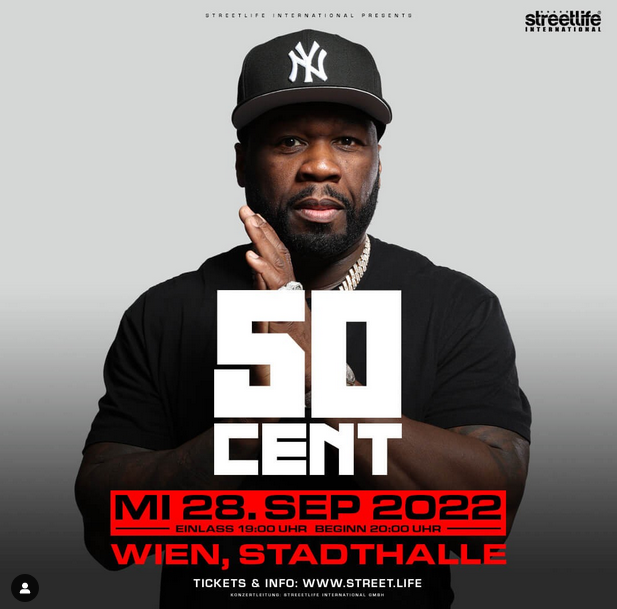 50 Cent – Wien – Stadthalle, 28.09.2022