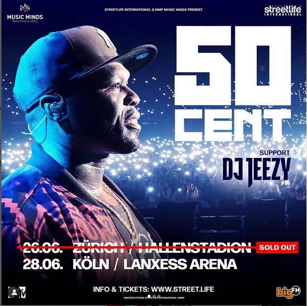 50 Cent – Zürich – Hallenstadion, 26. Juni 2022