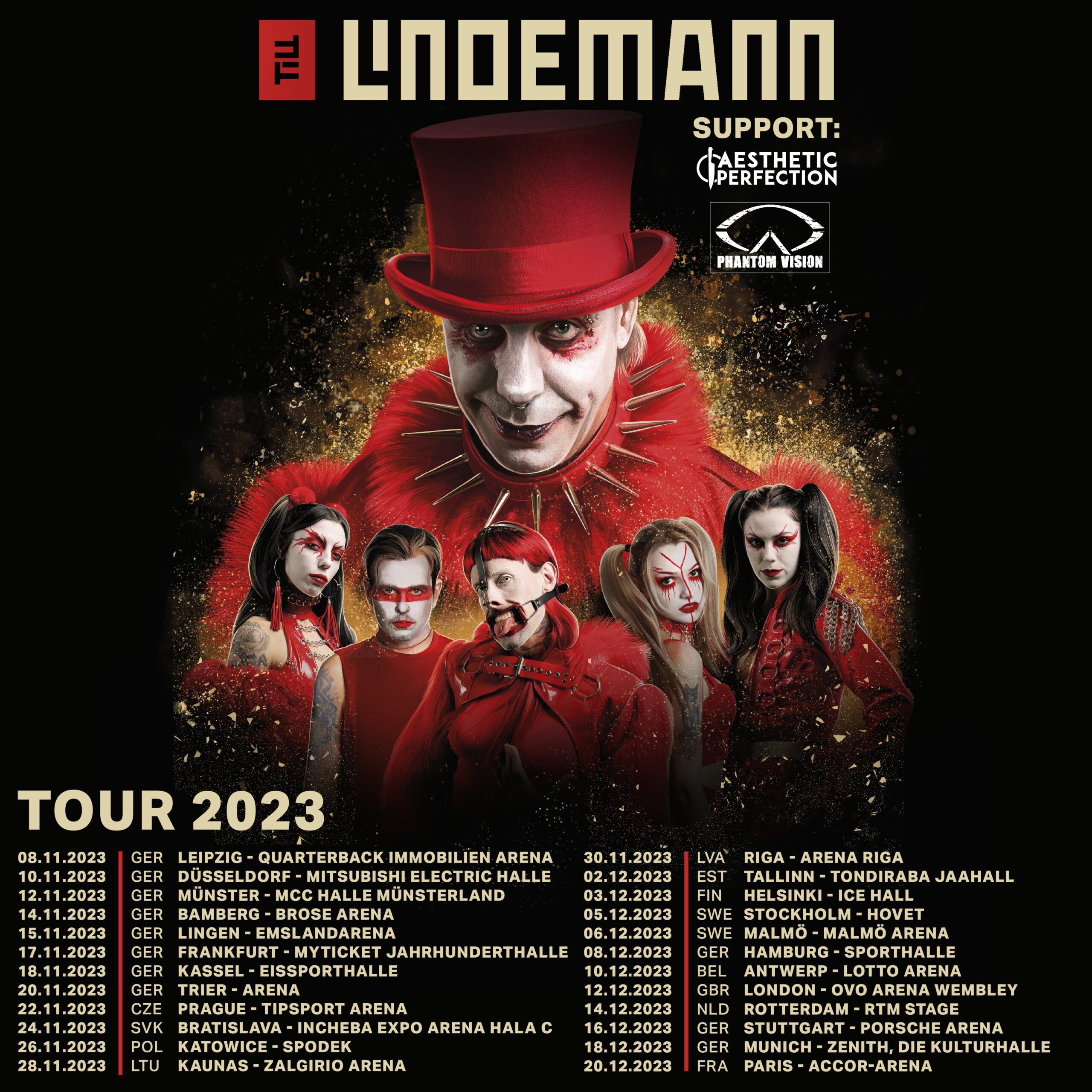 lindemann band tour 2023
